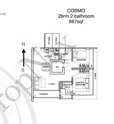 Cosmo (D14), Apartment #558426961